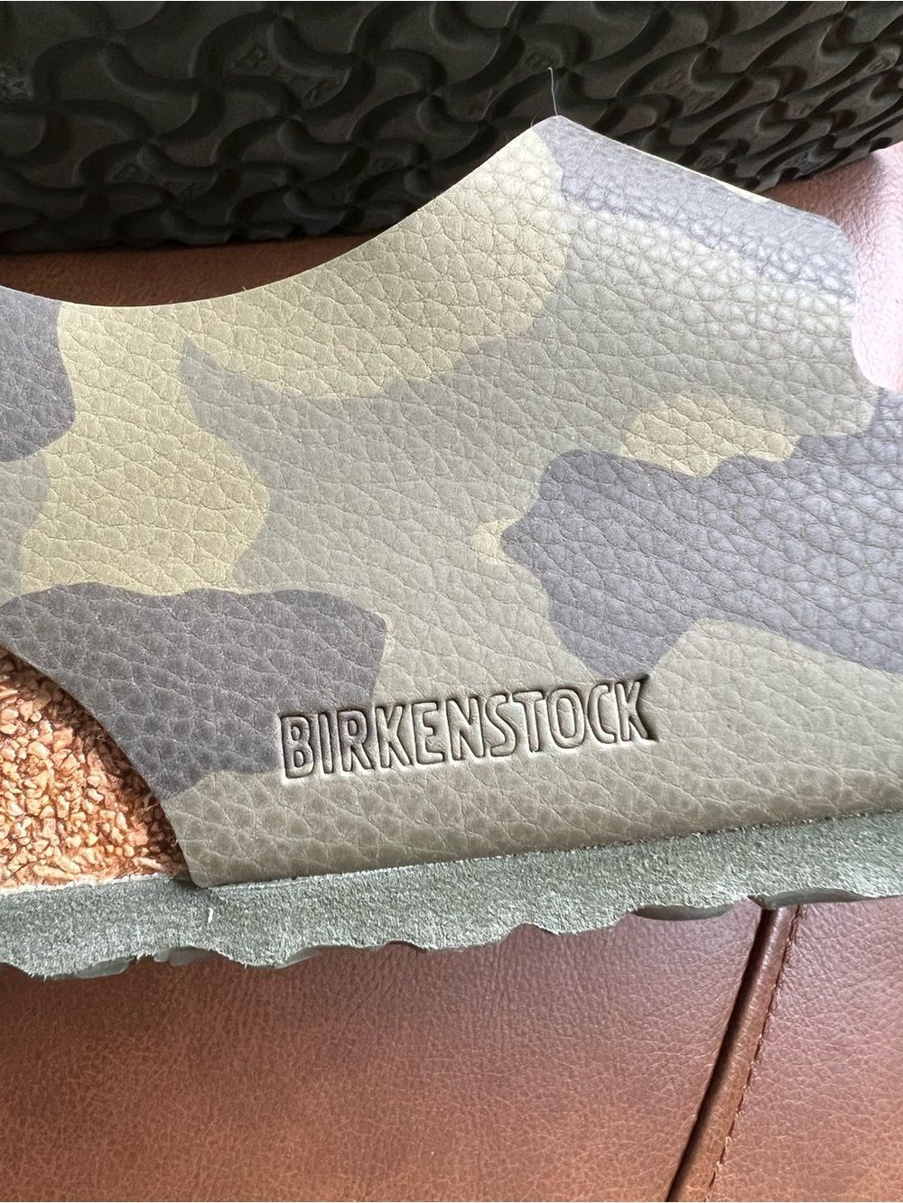 Birkenstock Milano Birko Flor Sandals Mens Size 12 EU 45 Desert Soil Camo Green - Picture 7 of 10